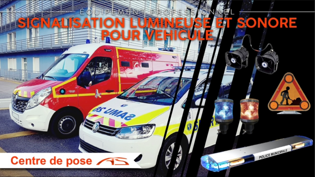 Installation de signalisation lumineuse et sonore pour véhicules professionnels vers Béziers
